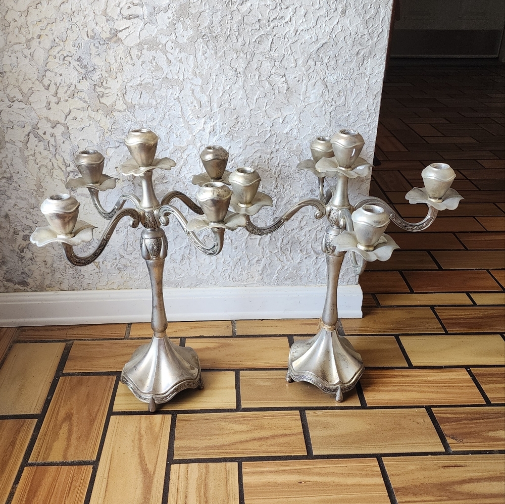 Godinger 2 candelabras (candle holders)